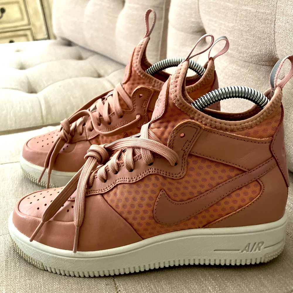Nike Air Force 1 Ultraforce Mid Pink Women’s Sneakers 864025-600 Size 6